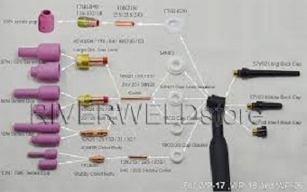 KIT REPUESTOS ANTORCHA TIG WP 26V